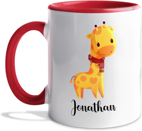 Vista 8 de Taza de café de Papá Noel con nombre personalizado – Taza de Papá Noel personalizada, 11 onzas y 15 onzas, bonita taza de cerámica blanca regalo
