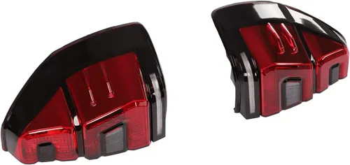 Vista 4 de Para 2003 2004 2005 2006 2007 2008 2009Toyota Land Cruiser Prado LC120 luces traseras LED rojas luces traseras montaje de lámpara trasera izquierda