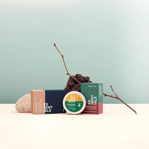 Vista 3 de Muhle Essentials - Barra de champú vegano de higos y romero 3.53 oz