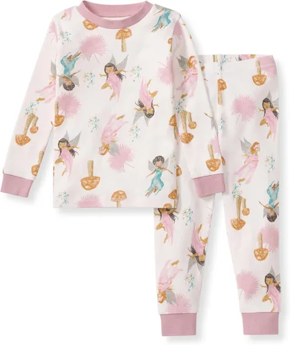 Vista 21 de Burt's Bees Baby Pijama para niña, 2 piezas, camiseta de manga larga y pantalones de algodón orgánico