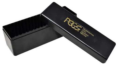 Vista 2 de PCGS Caja de almacenamiento de plástico para 20 portamonedas de losa negra