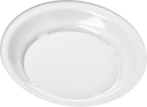 Vista 4 de Carlisle FoodService Products Dallas Ware - Plato de postre de plástico reutilizable con borde para bufés, hogar y restaurantes, melamina, 6.5