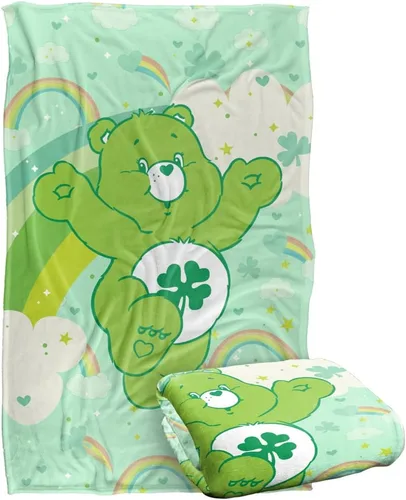 Vista 10 de Care Bears - Manta de 36 x 58 pulgadas, diseño de osos y arco iris, tacto sedoso, súper suave