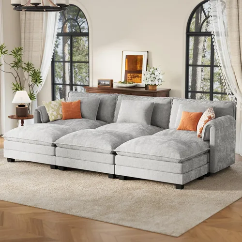 Vista 14 de ELUCHANG Sofá biplaza de 80 pulgadas, sofá modular modular de 2 asientos para sala de estar y apartamento, cómodo sofá tapizado de doble capa