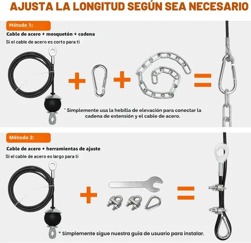 Vista 4 de Sistema de polea de cable de peso SERTT para gimnasio, accesorios actualizados de polea de cable para tracción LAT, flexión de bíceps, tríceps Negro