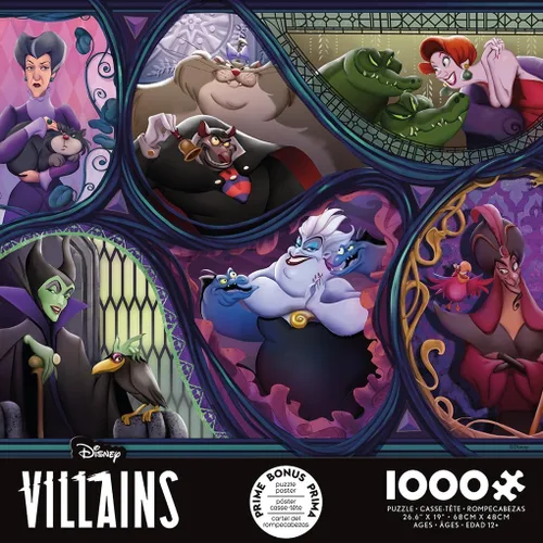 Vista 6 de Ceaco - Disney Villains & Their Pets - Rompecabezas de 1000 piezas