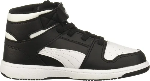 Vista 6 de PUMA Tenis unisex de piel sintética con velcro para niños