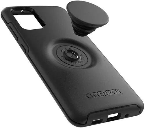 Vista 3 de OtterBox Otter + POP Symmetry Series - Funda para Galaxy S20+, color negro