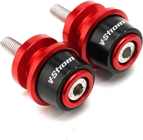 Vista 5 de Pernos de tornillo para motocicleta M8 basculante para Suzuki V-Strom DL650 DL1000 Anticaída Frame Sliders (Color : Negro)