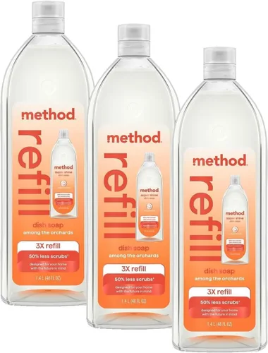 Vista 16 de method Super Shine - Jabón líquido para platos, aroma Dewy Daze, 16 onzas