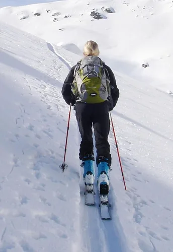 Vista 3 de Geval Pantalones de senderismo con forro polar para mujer, impermeables, para nieve, snowboard, con aislamiento al aire libre, softshell, cargo