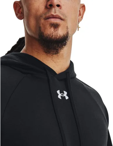 Vista 4 de Under Armour Rival - Sudadera de vellón con capucha para hombre