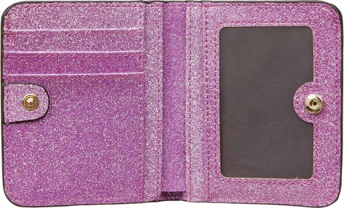 Vista 4 de Gostwo - Cartera compacta de piel genuina de lujo para mujer con bloqueo de RFID y ventana de identificación