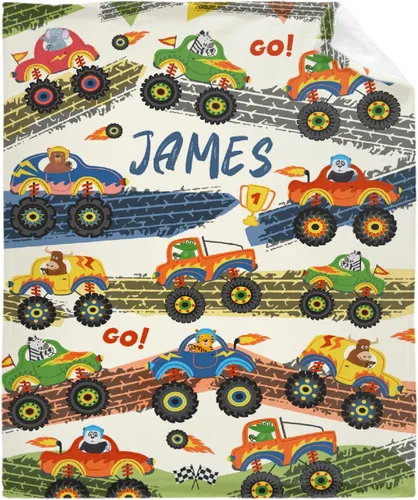 Vista 29 de Manta de bebé con texto en inglés «Just A Boy Who Loves Trucks» para niños y niñas, manta súper suave para envolver al recién nacido, acogedora