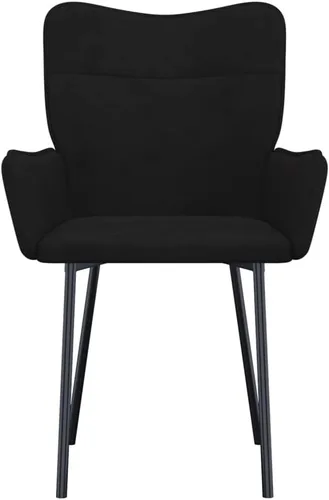 Vista 4 de Sillas de comedor, taburetes de sala de estar, sillas de cocina adecuadas para comidas diarias o eventos especiales como reuniones, bodas y Negro