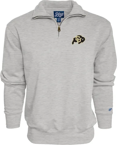 Vista 45 de Blue 84 Sudadera con cremallera de un cuarto para hombre de la NCAA