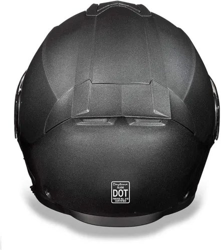 Vista 2 de Daytona Helmets Glide - Casco modular de motocicleta – Casco de motocicleta abatible aprobado por DOT – Casco de motocicleta de cara completa listo