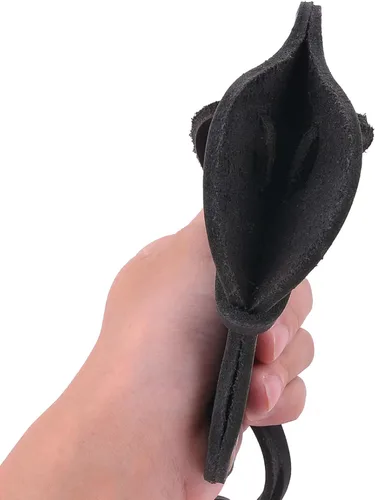 Vista 8 de Funda de cuero duradera para hacha, cubierta de cabeza de hacha, protector de hoja de hacha, herramienta de camping