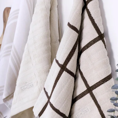 Vista 6 de All-Clad Toalla de cocina a cuadros: altamente absorbente, súper suave de larga duración, 100% algodón, 17 x 30 pulgadas para limpiar y secar