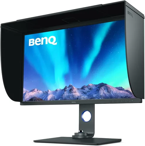Vista 10 de BenQ SW272U - Monitor de fotógrafo USB-C de 27 pulgadas 4K 90 W, 99% Adobe