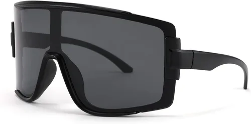 Vista 3 de FEISEDY Gafas de sol para hombres y mujeres, gafas de béisbol deportivas de los años 80 para jóvenes, adolescentes, correr, softbol, B4057