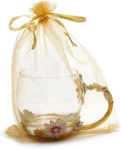 Vista 14 de 50 bolsas de organza de 6 x 9 pulgadas, bolsa de regalo de fiesta de boda con cordón