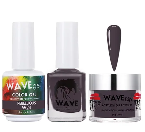 Vista 127 de WAVEGEL - Juego de gel de remojo, laca de uñas y polvo acrílico a juego - Colección Simplicity - #P109 Blizzard