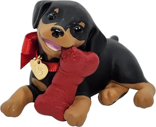Vista 3 de Hallmark Adorno de amor para cachorros Doberman