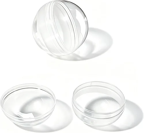 Vista 3 de 30 unids 28mm/1.1inch Round Capsules Clear Empty Vending Machine Cápsulas Contenedores para Máquinas de Gumball Transparente