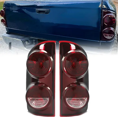 Vista 10 de HECASA Luz trasera compatible con Dodge Ram 1500/2500/3500 2007-2009 Pickup Conjunto de lámpara trasera de repuesto izquierdo para 55277303AB