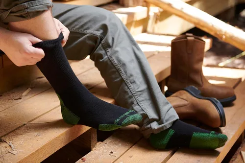 Vista 2 de John Deere 6 pares de calcetines de trabajo para hombre talla 8-12