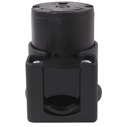 Vista 5 de Journeyman-Pro - Conector de codo hembra de 90 grados en ángulo recto TT-30C-AN, 30 amperios 120-125 voltios, generador de remolque RV de hoja recta