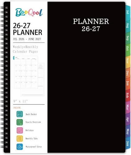 Vista 10 de Libro de citas/planificador 2026 – Planificador 2026 grande 9 x 11 pulgadas, enero 2026 - diciembre 2026, planificador diario por hora con intervalo