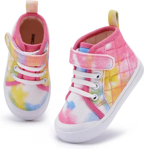 Vista 4 de BMCiTYBM Zapatos de bebé para niño y niña, zapatos de invierno cálidos antideslizantes para primeros pasos de 6 a 24 meses