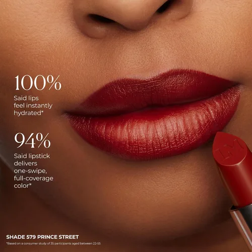 Vista 7 de Laura Mercier Caviar Hydra Crème Lipstick, hidratación de 16 horas y reparación de la barrera labial, uso todo el día, voluminizador, a prueba