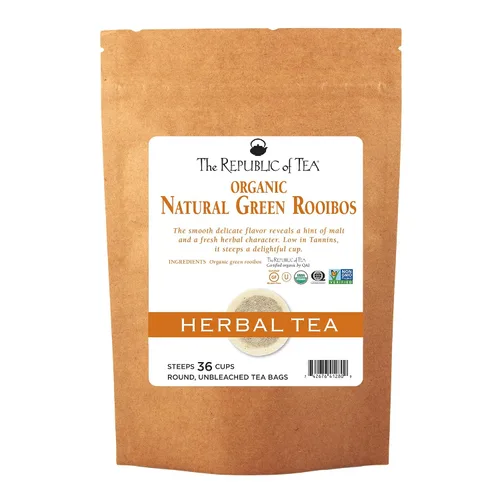 Vista 31 de The Republic of Tea Té de hierbas Rooibos rojo de almendra, coco y macarrón, 36 bolsas de té de repuesto