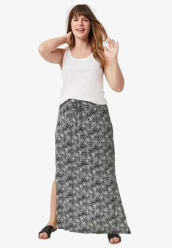 Vista 3 de Ellos Falda larga de punto de talla grande para mujer