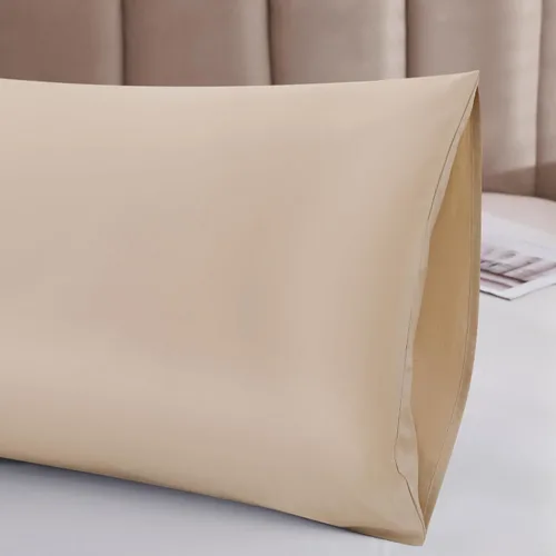 Vista 6 de Oubonun Funda de almohada corporal 100% algodón - 800 hilos/21x54, absorbente de humedad y transpirable, funda de almohada corporal de hotel premium