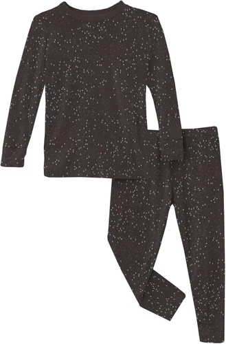 Vista 89 de KicKee Pants Conjunto de pijama de manga larga con estampado de piezas