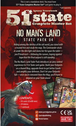 Vista 3 de 51st State No Mans Land by Portal Games, juego de mesa de estrategia