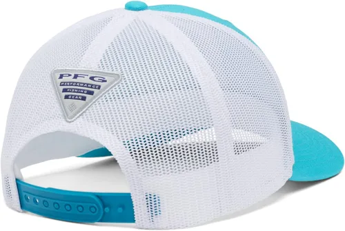 Vista 271 de Columbia Gorra de bola de malla Bandera antigua de malva/blanco/pescado