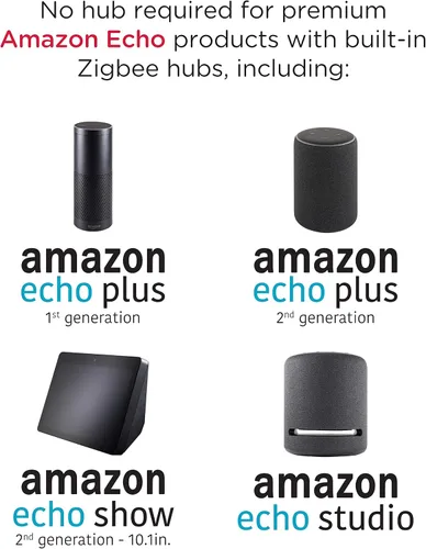 Vista 4 de Interruptor de luz inteligente Zigbee Enbrighten, QuickFit y SimpleWire, se empareja directamente con Echo Show 10, Echo Studio