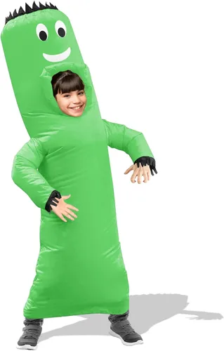 Vista 11 de Child Air Dancers Inflatable Tube Man Costume Rojo