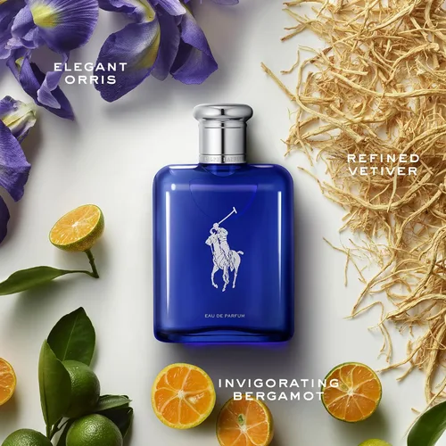 Vista 3 de Ralph Lauren Polo Blue - Eau de Parfum - Colonia para hombre - Acuático y fresco - Con cítricos, bergamota y vetiver - Intensidad media