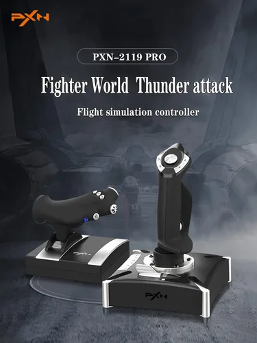 Vista 4 de PXN-2119Pro flight simulator controls Flight Stick PC Joystick with Vibration Flight Simulator Stick for PS4Windows XPVISTA7810NOT Support Mac