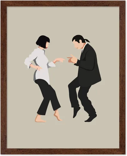 Vista 21 de Poster Master Póster de baile de pareja, impresión icónica de baile, arte moderno, arte moderno, arte pop, arte de película, regalo para hombres