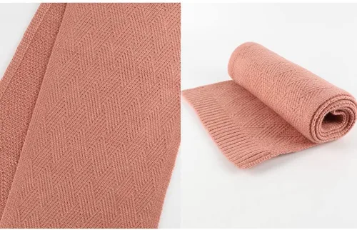 Vista 9 de Bufanda de punto de lana, gorro de esquí, guantes táctiles para invierno, para mujer y hombre