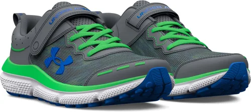 Vista 4 de Under Armour Tenis de correr unisex para niños preescolares Assert 10 con cierre alternativo