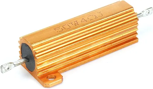 Vista 3 de RX24 50 W 4 Ohm Resistor Caja de aluminio Wirewound chasis montado -4pcs