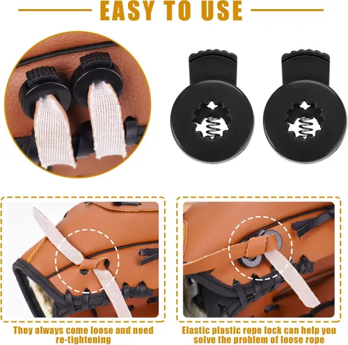 Vista 5 de Kit de guante de béisbol para hombres y adultos, mazo de guante de béisbol de estructura de una sola pieza, guantes de béisbol de madera, martillo